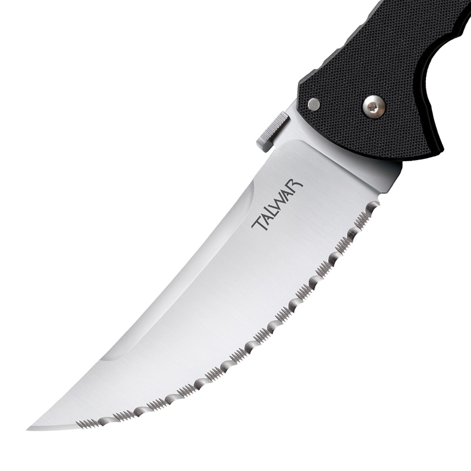 Cold Steel 5.5" Talwar S35VN Steel Ultra-Sharp Serrated Blade 7.375" G10 Handle Tactical Pocket Folding Knife with Tri-Ad Locking Mechanism,Multi Color