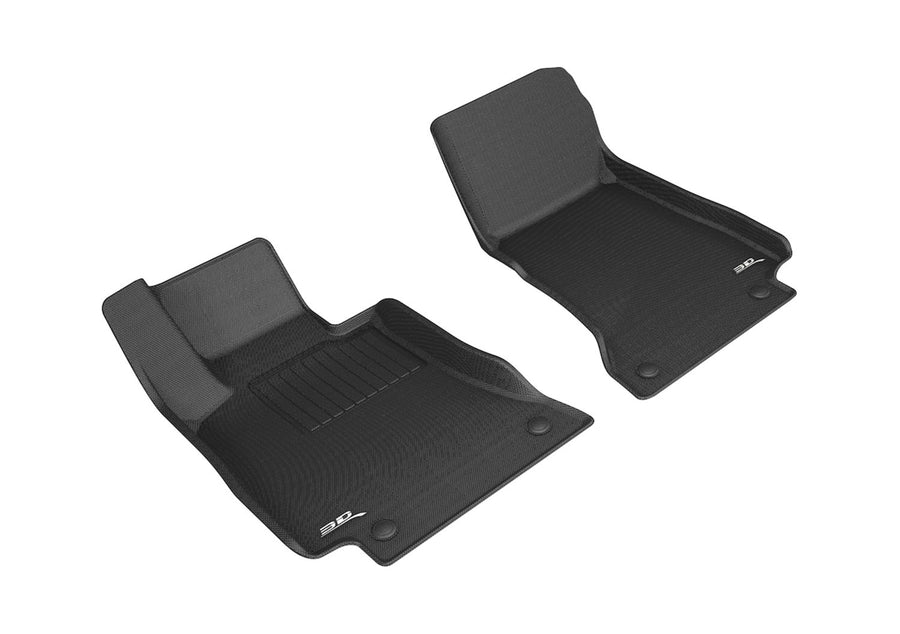 3D MAXpider Kagu Custom Fit Floor Mat (Black) Compatible with Mercedes-Benz E-Class Coupe/Convertible (C238/A238) 2018-2023 / AMG E53 Coupe/Convertible 2019-2023 - R1