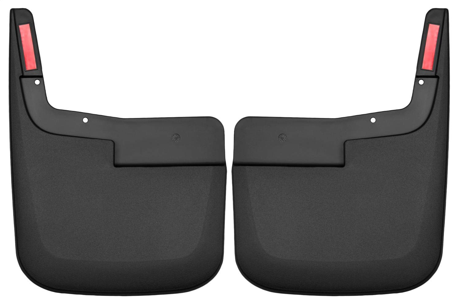 Front Mud Guards - Husky Liners | 2015-2020 Ford F-150 w/o OEM Fender Flares, Front Set - Black, 2 Pc | 58441