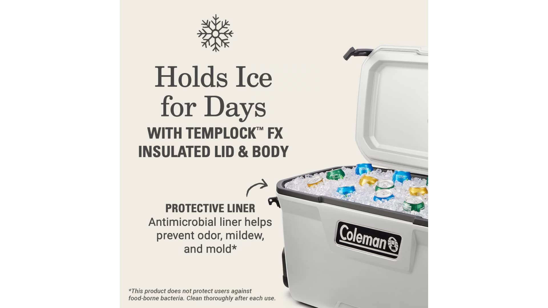 Coleman Convoy Series Ice Chest 100 Quart Cooler with Wheels