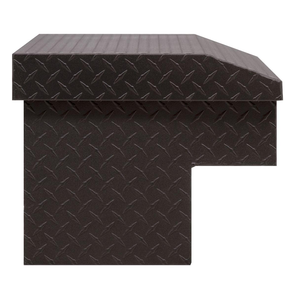 Weather Guard 41in Model 184-52-04 Lo-Side Truck Box, Aluminum, Textured Matte Black, 3.0 cu ft capacity