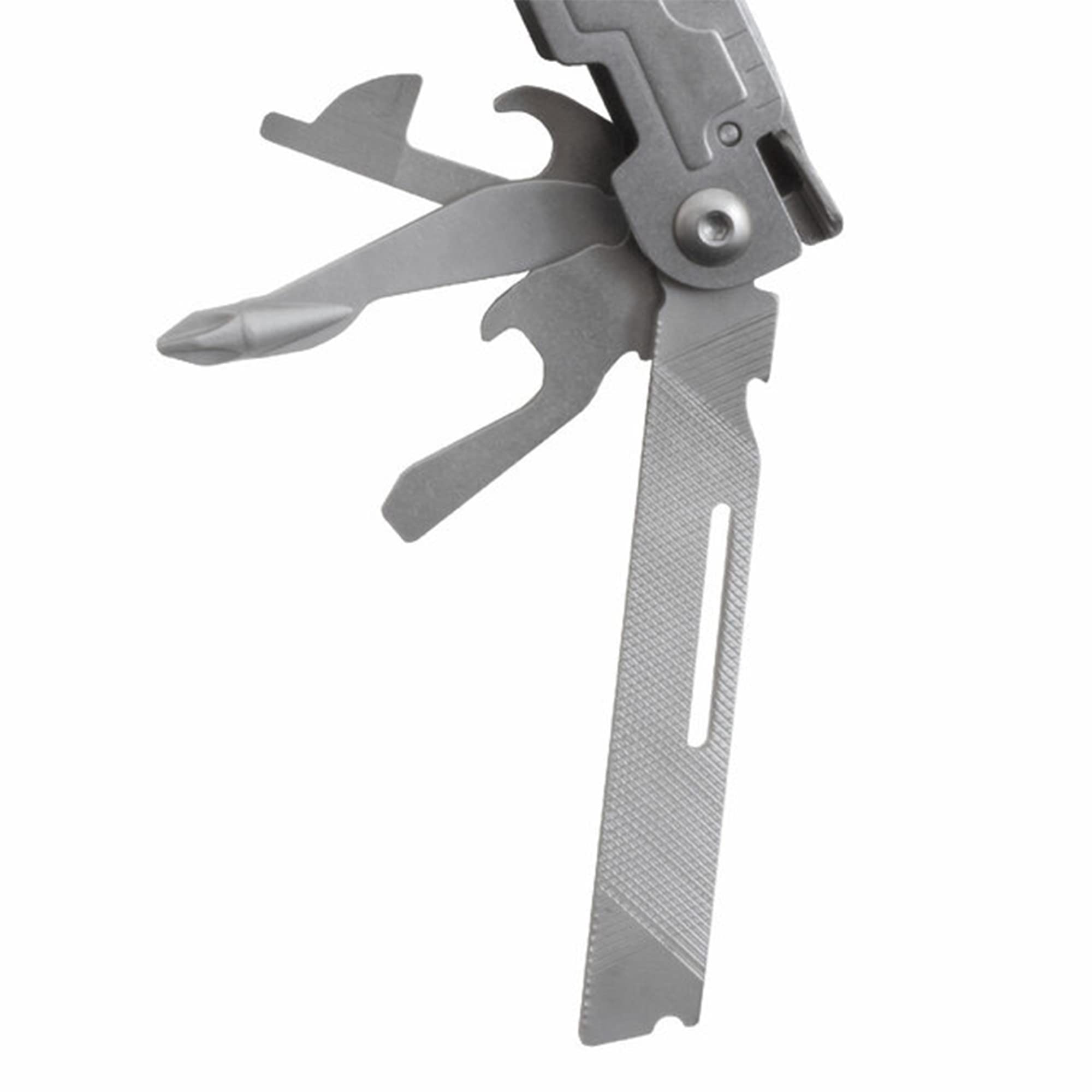 SOG One-Handed PowerAccess Lightweight Daily Pocketable Stainless Steel Multi-Tool for Backcountry 18 Tools, Stone Wash