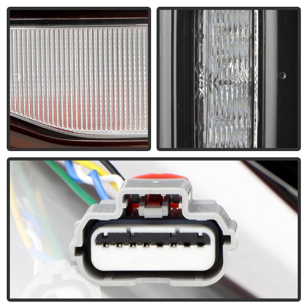 Dodge Ram 2500 Spyder (POE) 19-24 w/Blind Spot Detection Ready (No Module) Black Bezel LED Tail Light - OE Right