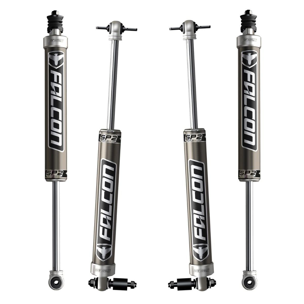 Falcon JK 4DR SP2 2.1 Monotube Shock Kit (4–6” Lift)