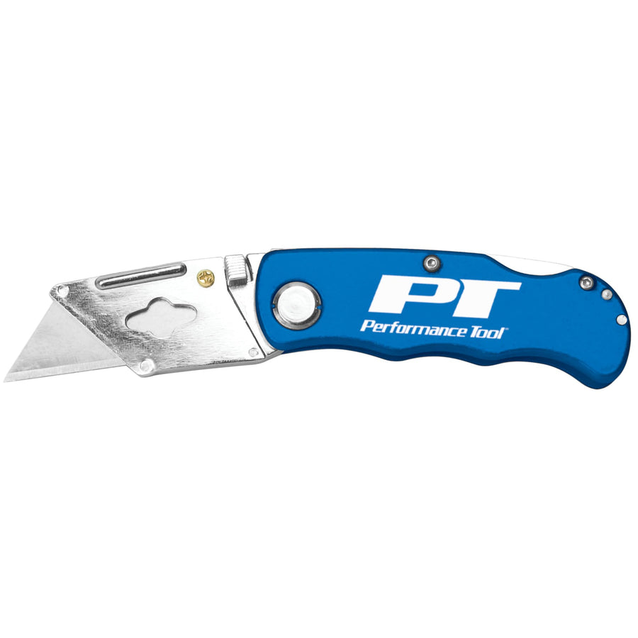 W2601 Performance Tool Folding LB Utility Knife - Blue