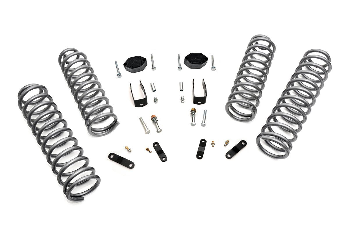 2.5" Rough Country Lift Kit for 2007-2018 Jeep Wrangler JK 2-Door - 624