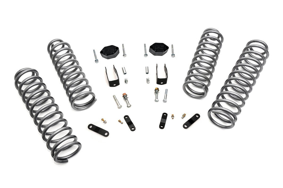 2.5" Rough Country Lift Kit for 2007-2018 Jeep Wrangler JK 2-Door - 624