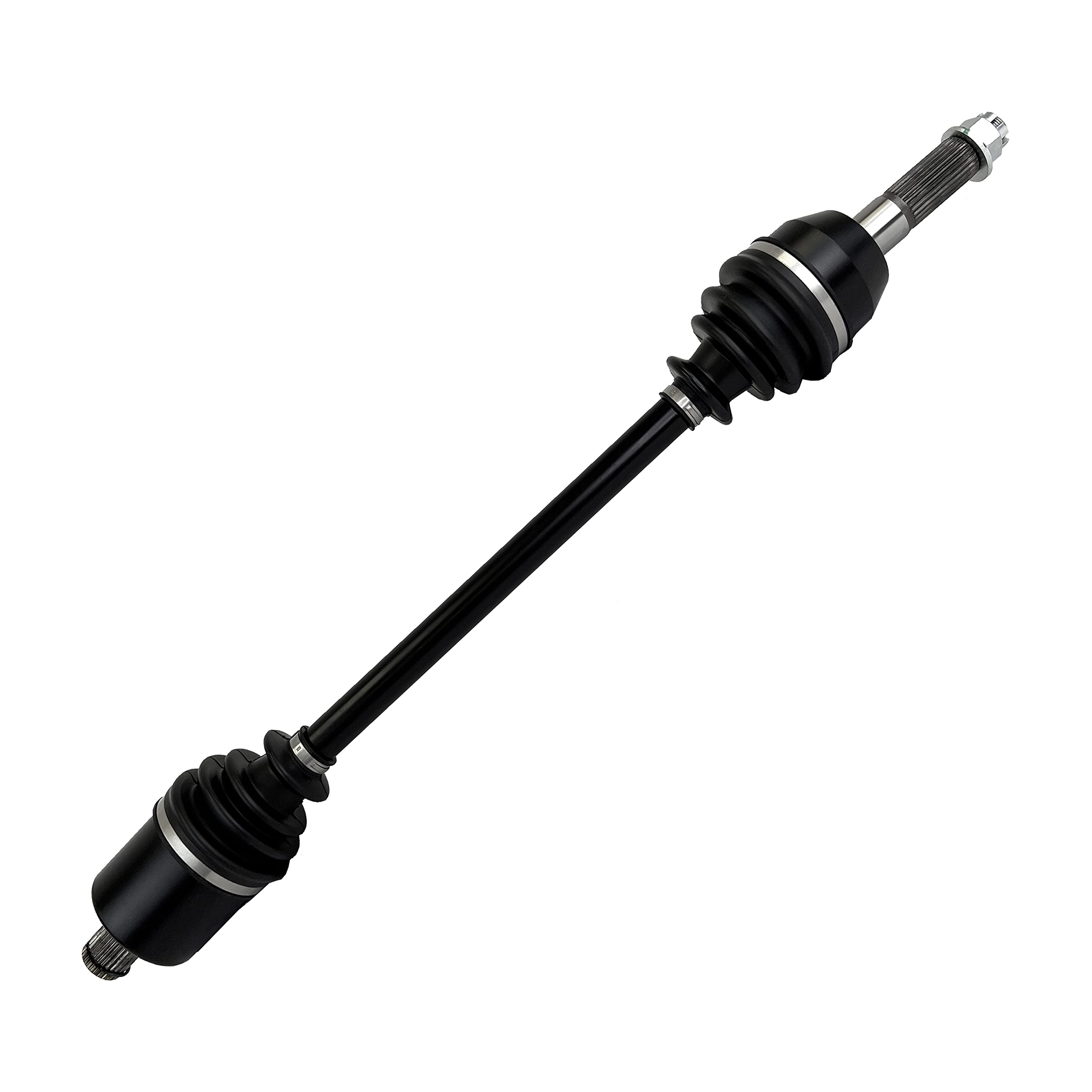 Rear Left/Right Rugged Performance Axle for (2013-18) Polaris Brutus, CNC Precision Components, Stainless-Steel Clamps Coated for High Protection & Machined Heat Treated for Long Life OEM: 1332916
