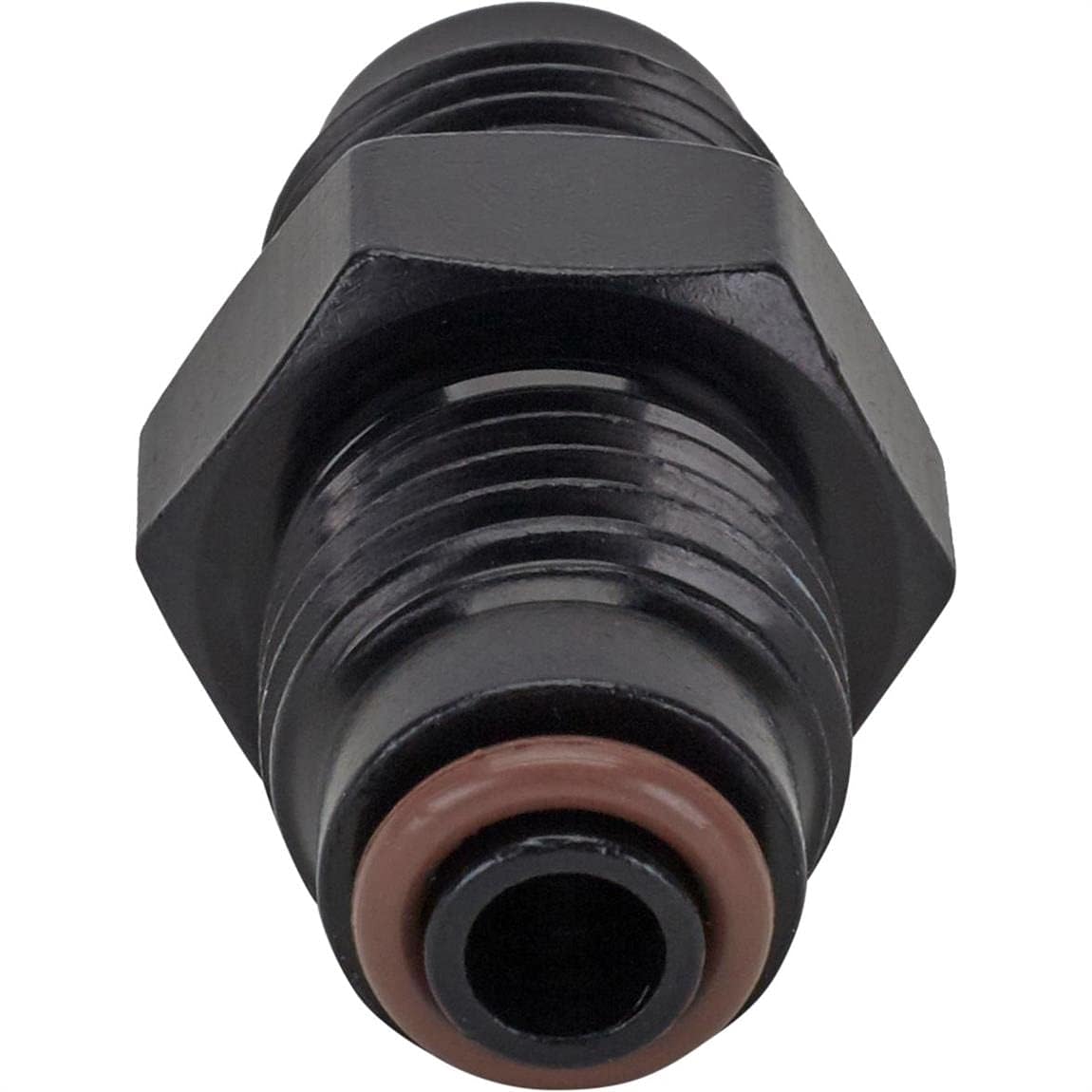 Fragola Performance Systems #6 X 14Mm X 1.5 Male Adapter-F.I. Black 491962-BL