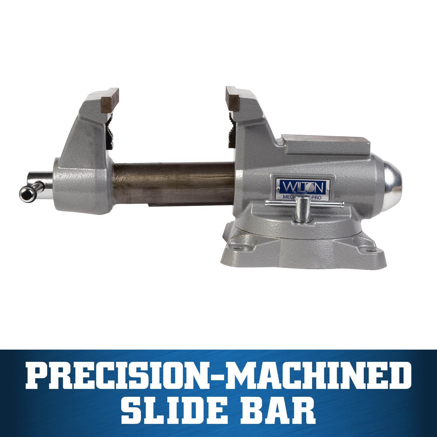 Wilton Pro Mechanics Bench Vise, 5-1/2" Jaw Width, 5" Jaw Opening, 3-5/8" Throat (Model 855M)
