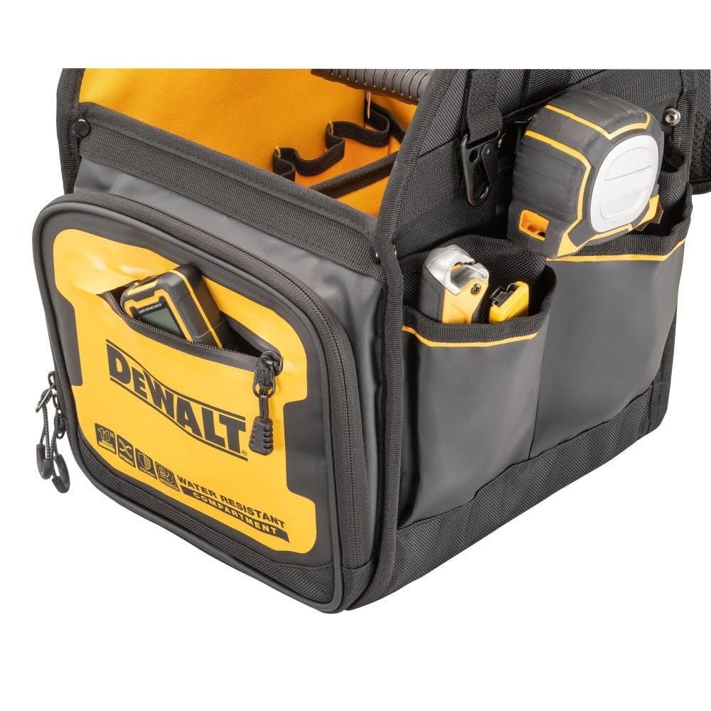 DEWALT Electrician Tool Bag, Storage and Organization, Durable and Water Resistant, 11 Inch (DWST560105)