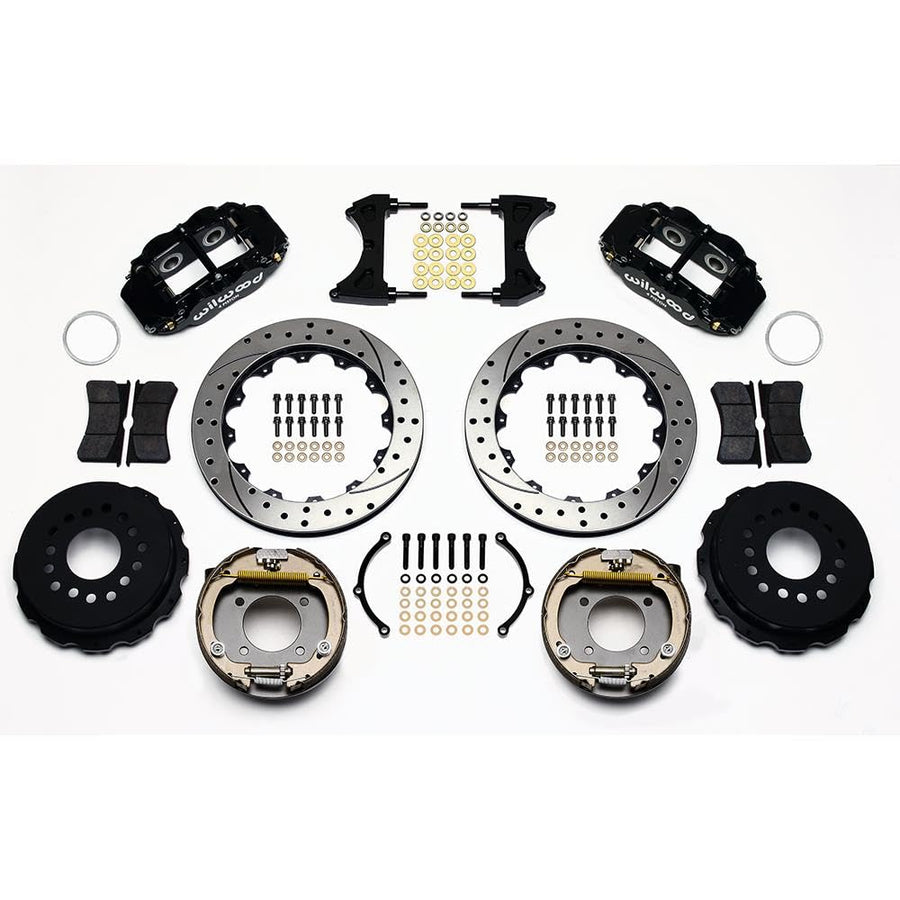 Rear P-Brk Kit, FNSL4R, 12.88" Drilled