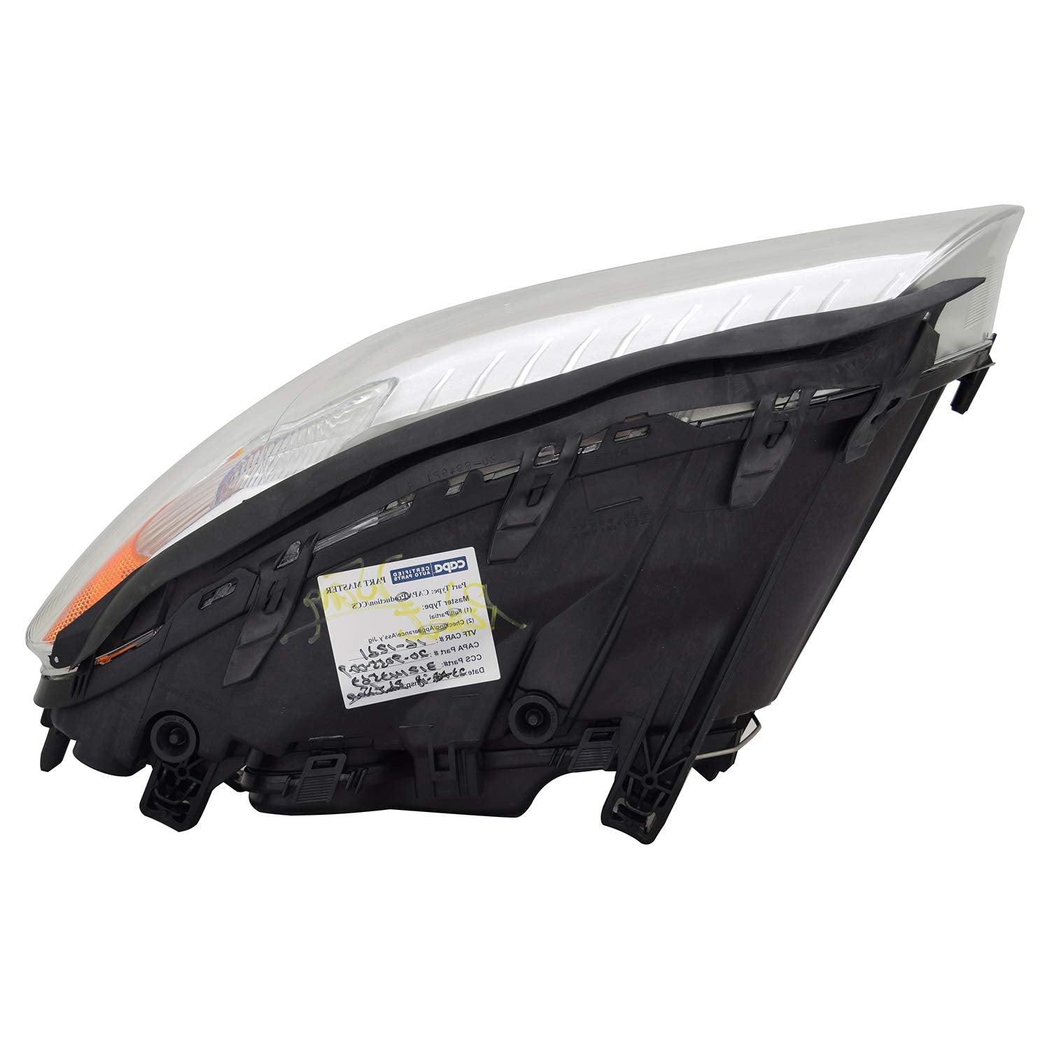 Left TYC Headlight Assembly Compatible with 2008-2010 Volvo V70