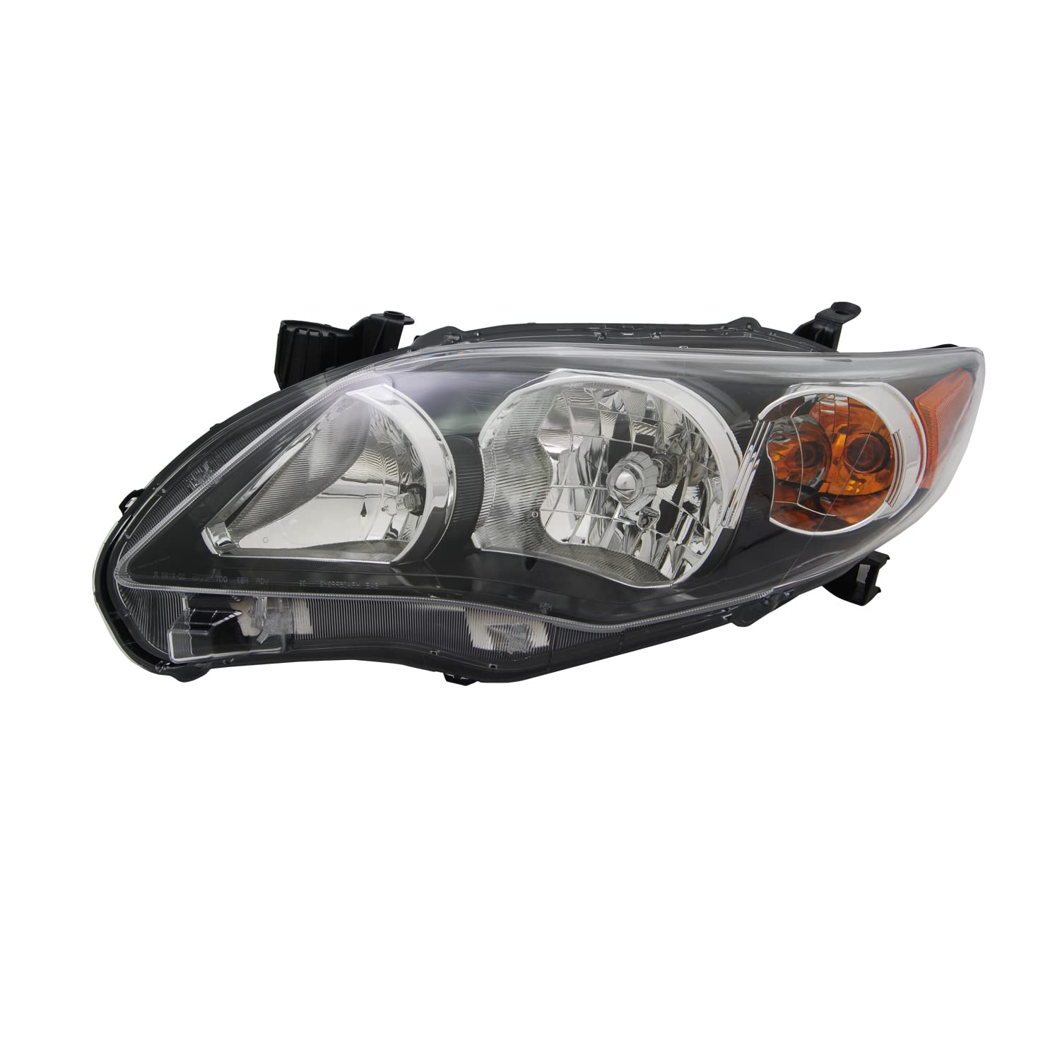Left TYC Headlight Assembly Compatible with 2011-2013 Toyota Corolla