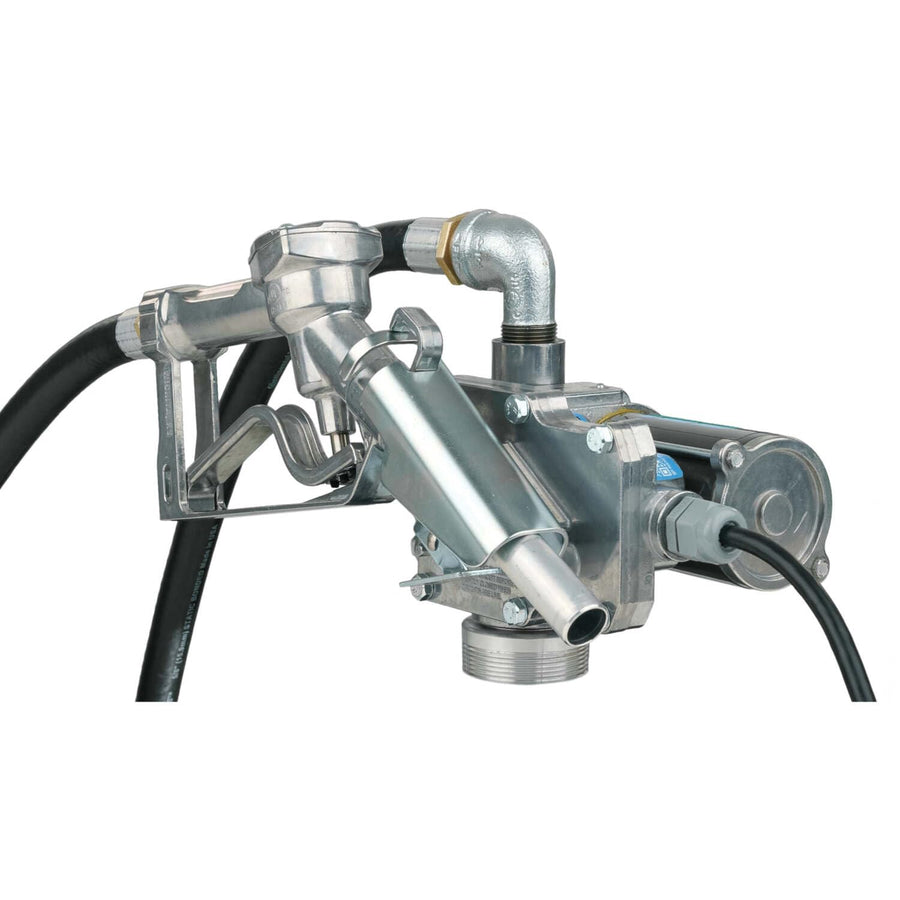 EZ-8 GPI - Fuel Transfer Pump, Manual Shut-Off Nozzle with Direct Mount, 8 GPM, 12 Volt (137100-01)