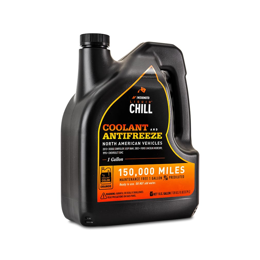 Liquid Chill® Mishimoto OE Coolant, Orange, North American Vehicles, 1 Gallon