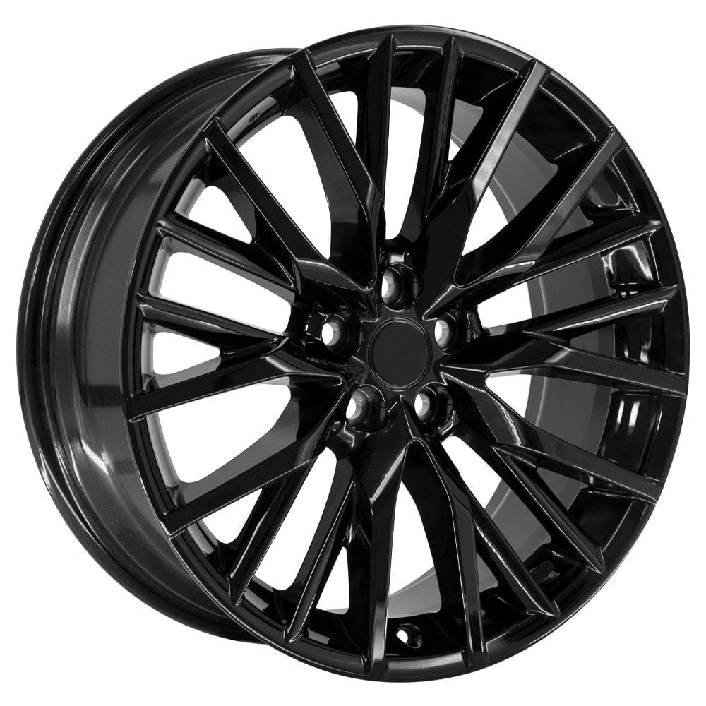20 Inch OE Wheels LX59 Rim Fits RX350/RX450 Style 5x114.3 20x8 Gloss Black - Hollander 74339 (1)