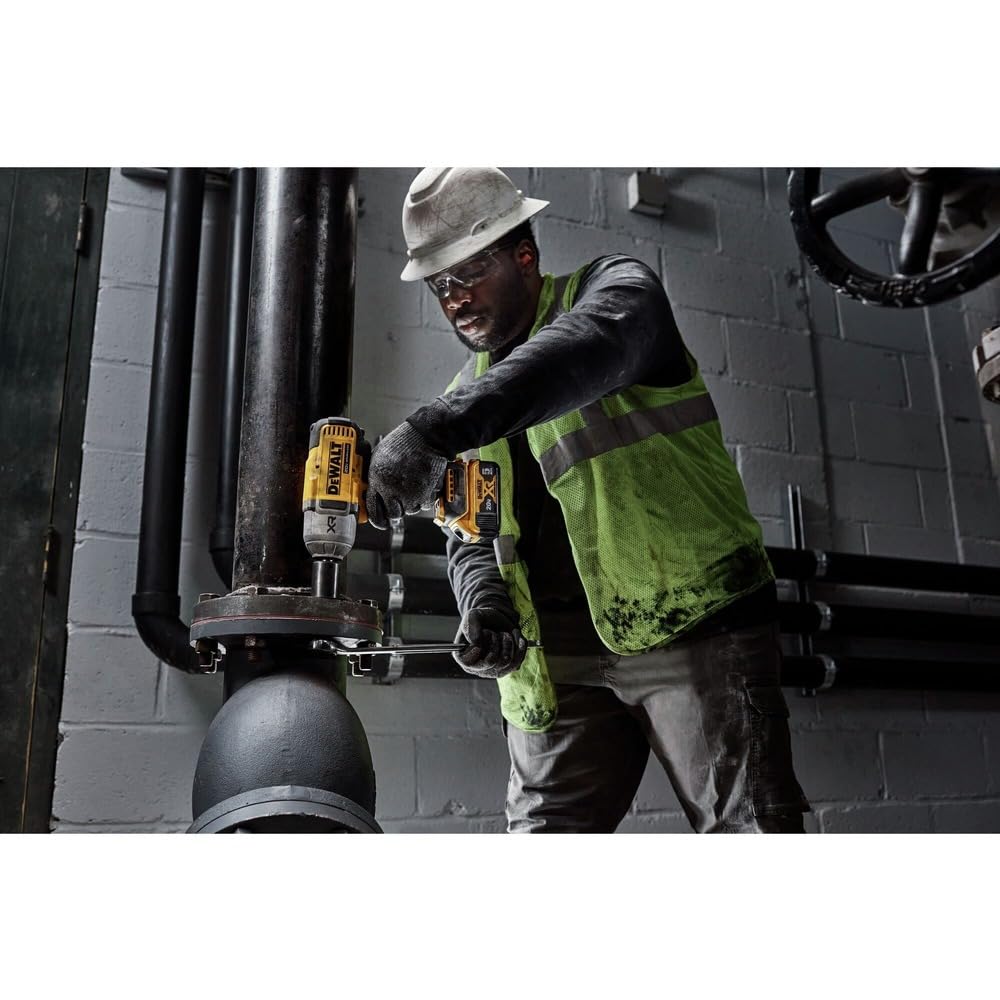 20V MAX DEWALT Cordless Impact Wrench, 1/2 Impact Gun, 4-Speed High Torque with Hog Ring Anvil and LED Light, Brushless Motor, Precision Wrench, Tool Only (DCF900B)