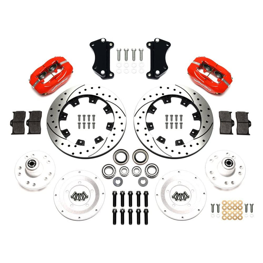 12.19" FDLI Front Kit, Drilled, Red