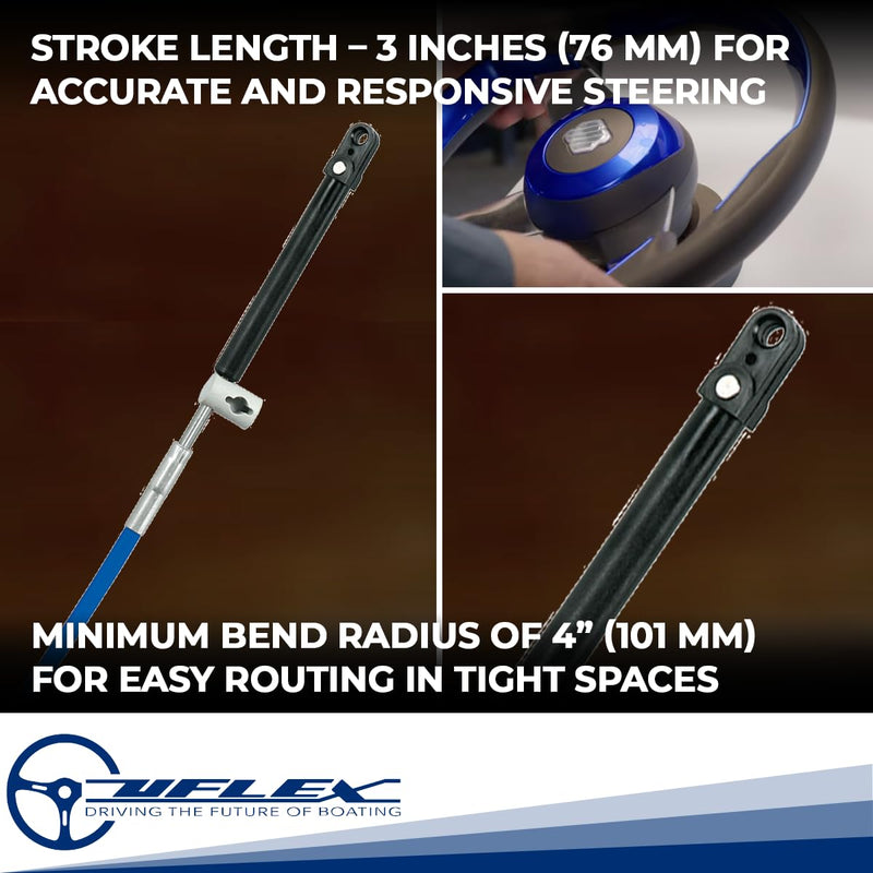 MACH14X10 uflex Engine Control Cable for BRP-Evinrude (OMC) - 10'