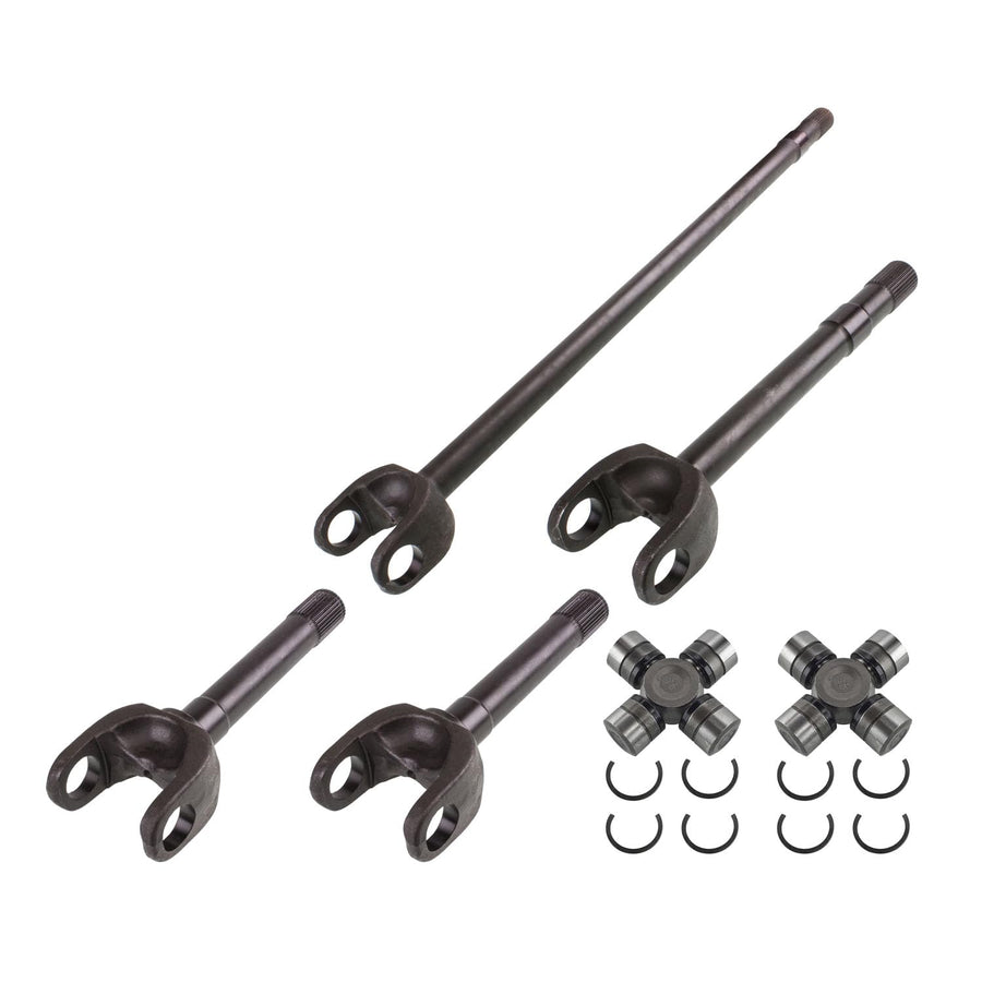 TEN Factory Drive Axle Shaft Assembly MG22163 for Dana 60 Reverse, 35 Spline, Left & Right Front Axle Kit - Fits Ford F-350 (1985-1988), Replaces: Revolution Gear & Axle DC-D60-FORD-85-98