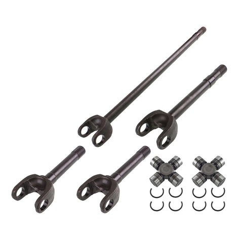 TEN Factory Drive Axle Shaft Assembly MG22163 for Dana 60 Reverse, 35 Spline, Left & Right Front Axle Kit - Fits Ford F-350 (1985-1988), Replaces: Revolution Gear & Axle DC-D60-FORD-85-98