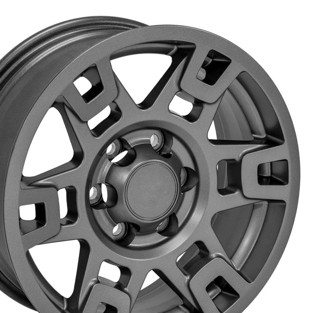 17 Inch OE Wheels Rim Fits 4Runner TRD Style 6x139.7 17x7 Satin Graphite - Hollander 75167 (1)