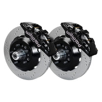 14.00" AERO6 Drill-Zinc Front Hub Kit