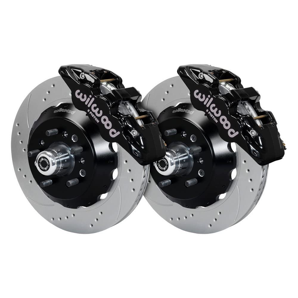 14.00" AERO6 Drill-Zinc Front Hub Kit