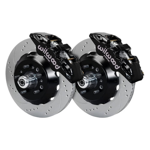 14.00" AERO6 Drill-Zinc Front Hub Kit