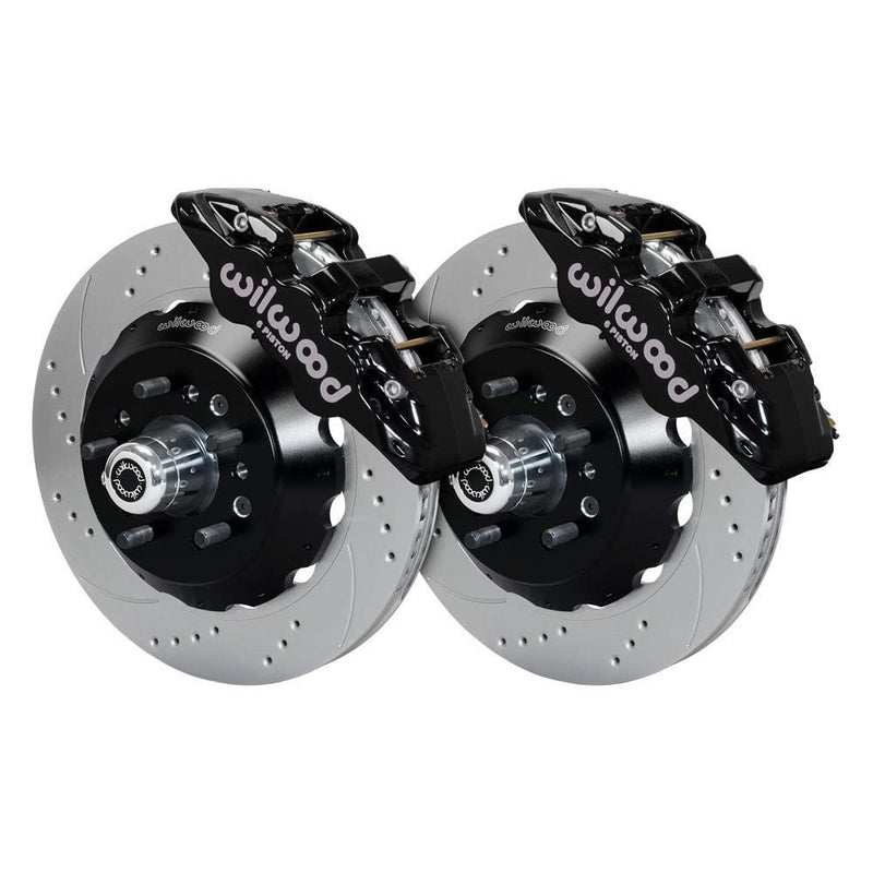 14.00" AERO6 Drill-Zinc Front Hub Kit