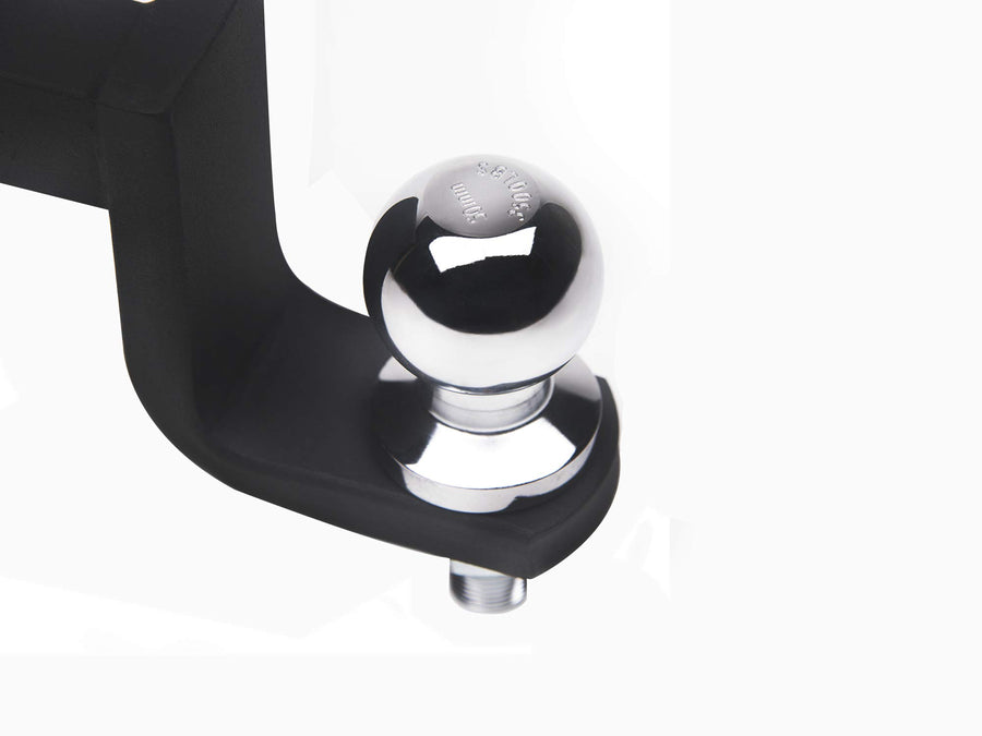 3.25" Drop Down Armordillo Loaded Ball Mount Trailer Tow Hitch with 1.25" Receiver Tube Universal Fit - Black