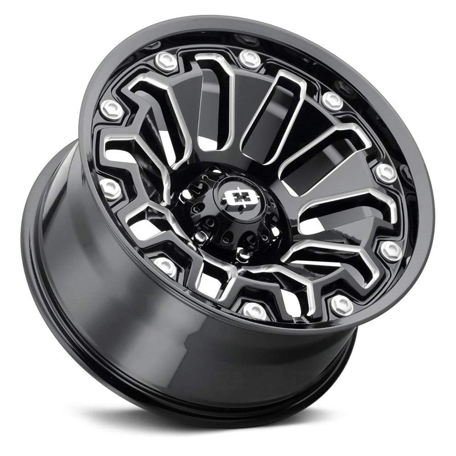 Armor Vision 362 20x10 6x135-25mm Black/Milled Wheel Rim 20" Inch