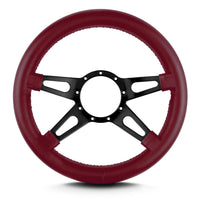 Lecarra Mark 9 95503 Supreme Black Thick Grip Burgandy