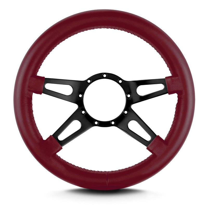 Lecarra Mark 9 95503 Supreme Black Thick Grip Burgandy