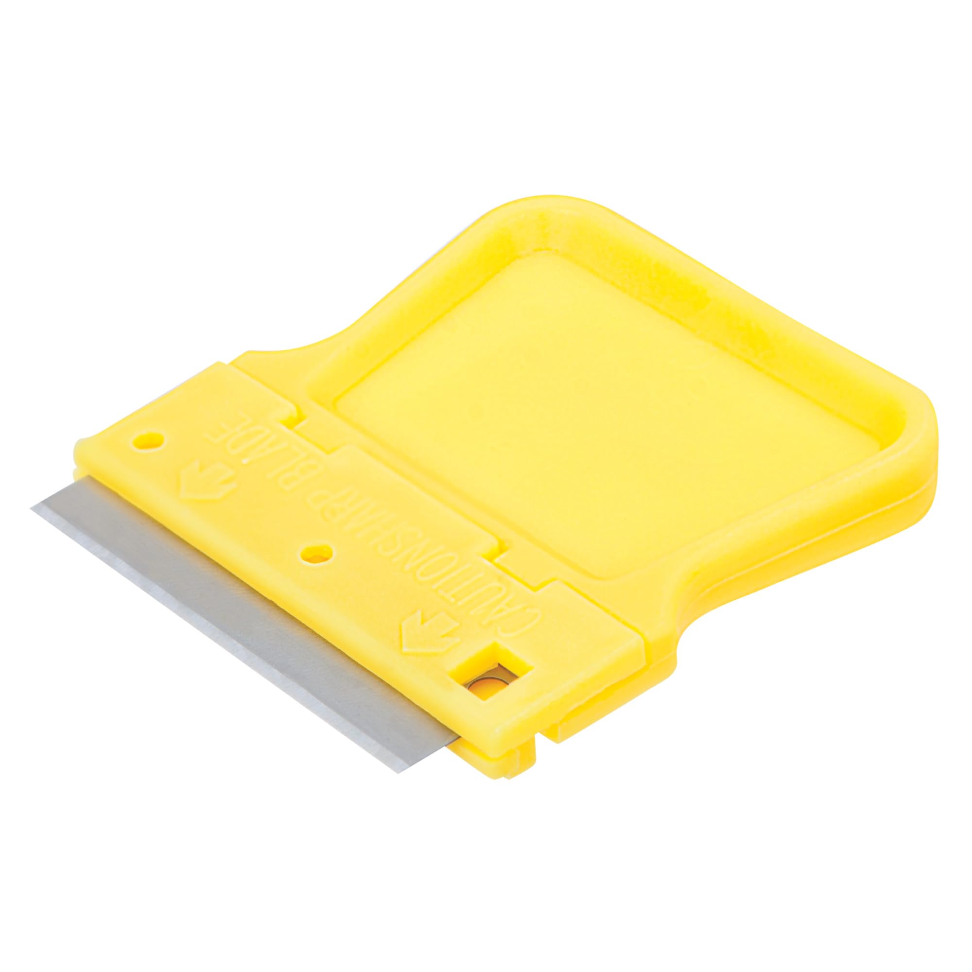 Plastic Razor Blade Scraper Performance Tool 20207 for Precise Scraping in Tight Spaces, with Blade Reserves for Safe Storage