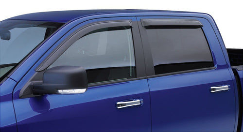 Tape On Black Horse Off Road Rain Guards/Wind Deflectors Compatible with 2010-2024 Toyota 4Runner Smoke 4 PCs - 141641
