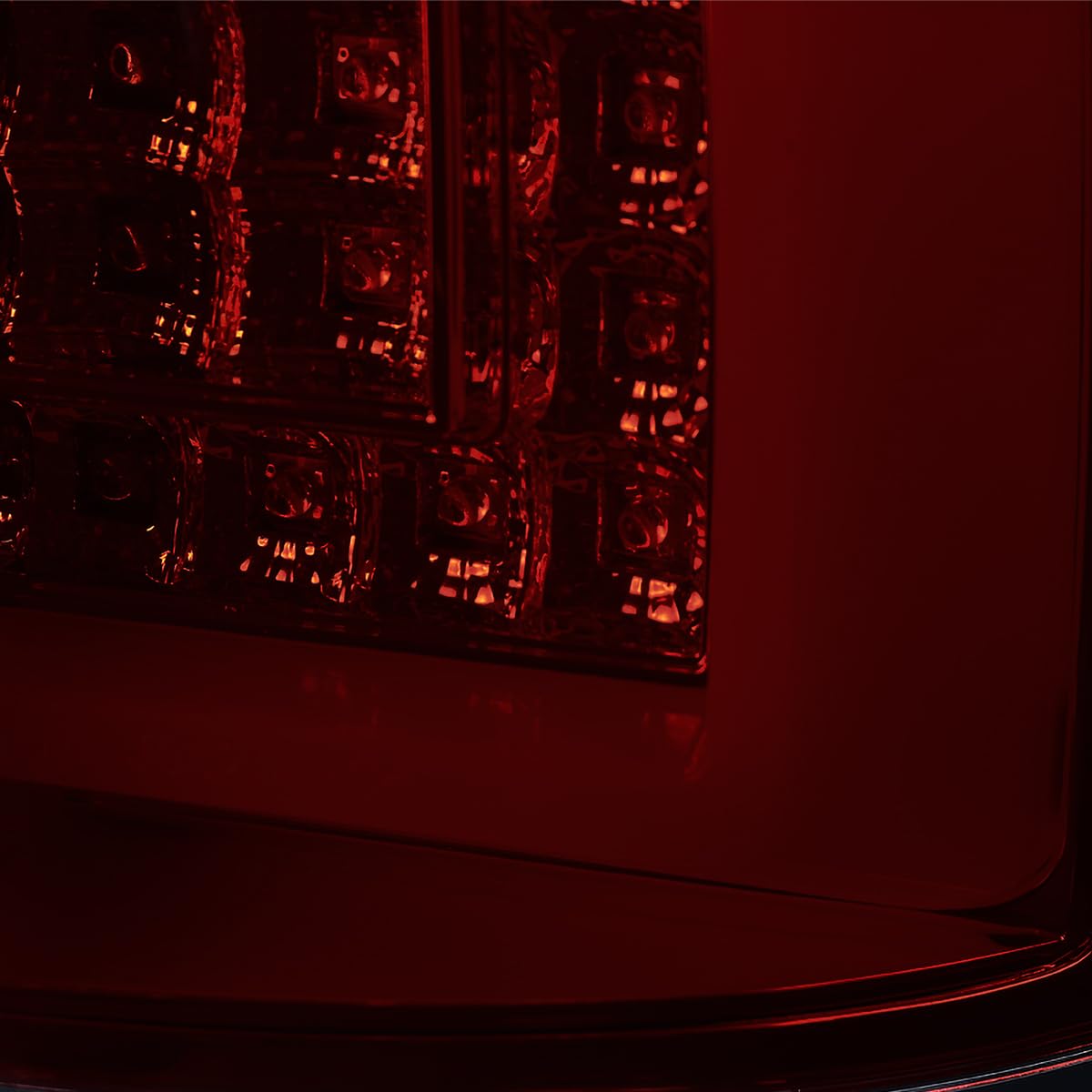 Red Smoke LED Bar Tail Lights SPEC-D TUNING Compatible with 2000-2006 Chevy/GMC Suburban, Chevy Tahoe, GMC Yukon/Denali/XL, Left + Right Pair Assembly