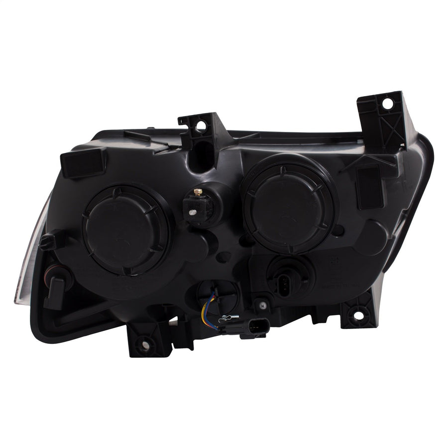 11-14 Dodge Charger ANZO Projector Headlights w/Plank Style Design Black