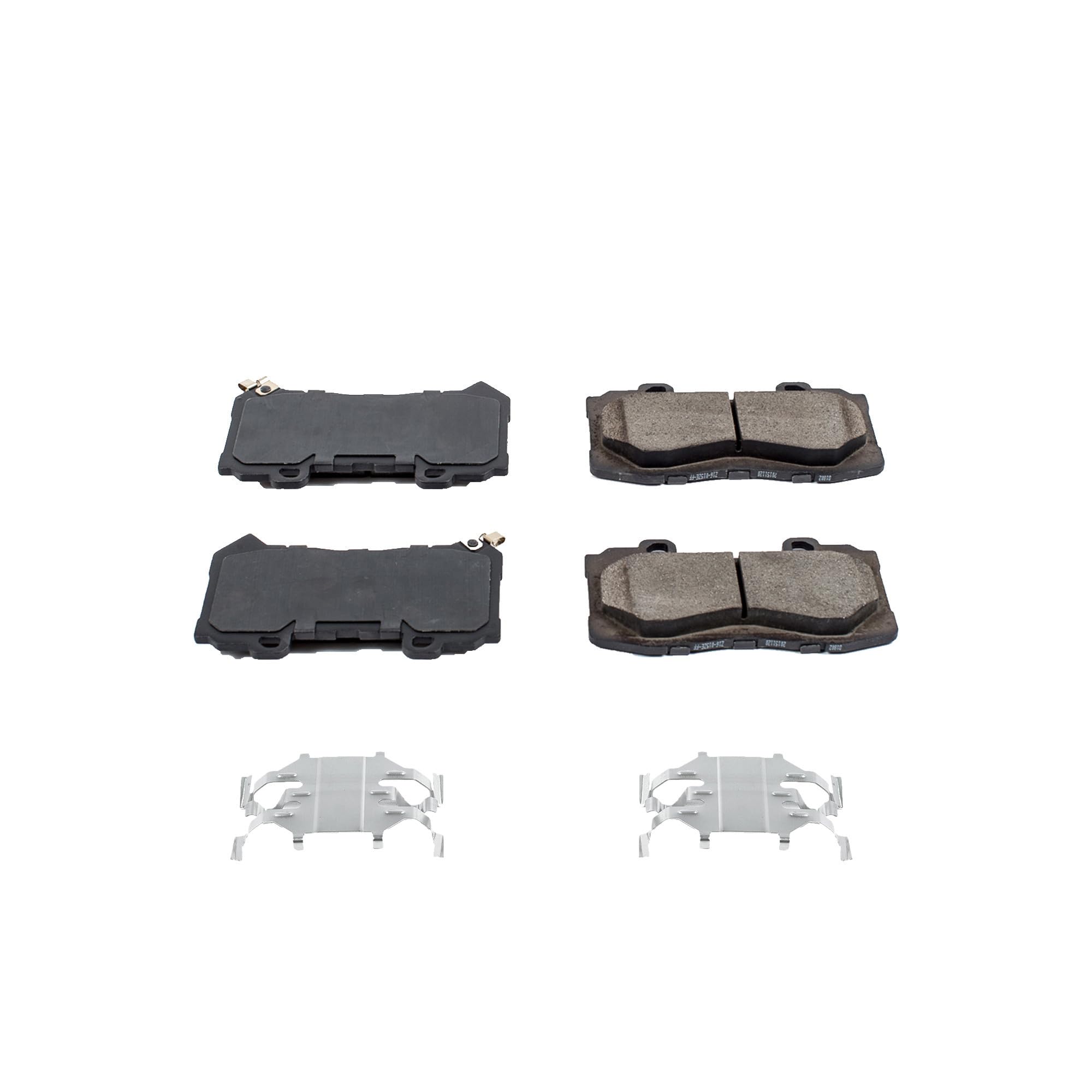 Power Stop Front Brake Kit For 2015-20 Chevrolet Colorado | GMC Canyon 2015-20 - Ceramic Brake Pads With Installation Hardware, 17-1802