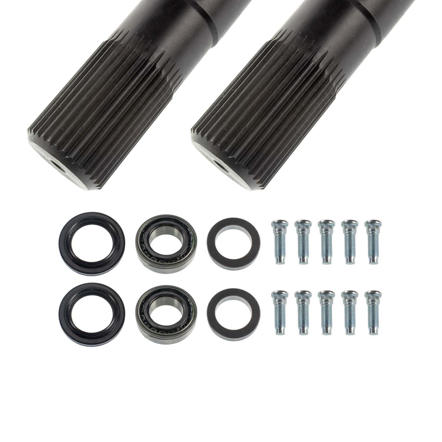 TEN Factory Bolt Pattern MG22136 Spline Drive Axle Shaft Assembly for Dana 44 Standard 33 Spline Left/Right – Fits For Jeep YJ/TJ, Wrangler & TJ (1987–2006) Replaces 12136, 92-2045-2-33, DC-D44-TJ-33