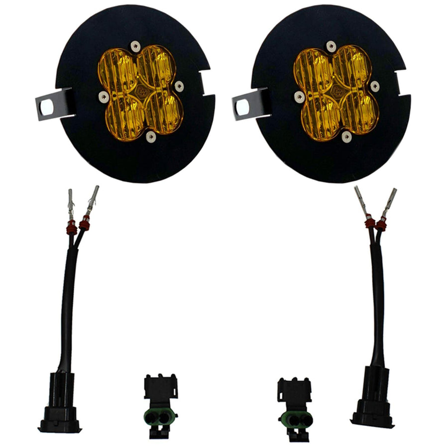 Squadron Sport Baja Designs Fog Pocket Kit - '05-11 Tacoma; '07-13 Tundra (Wide Cornering; Amber)