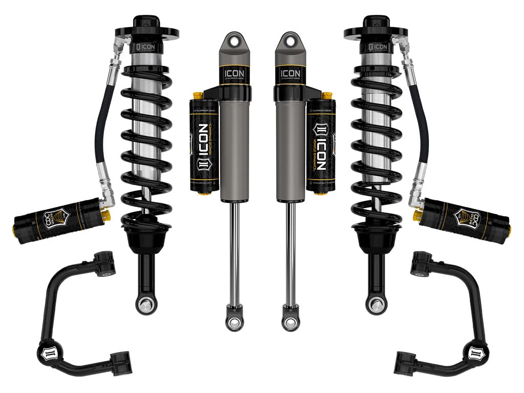 2021-2024 Ford F-150 Tremor ICON, 2.5-3" Lift, Stage 4 Suspension System, Tubular, CDCV