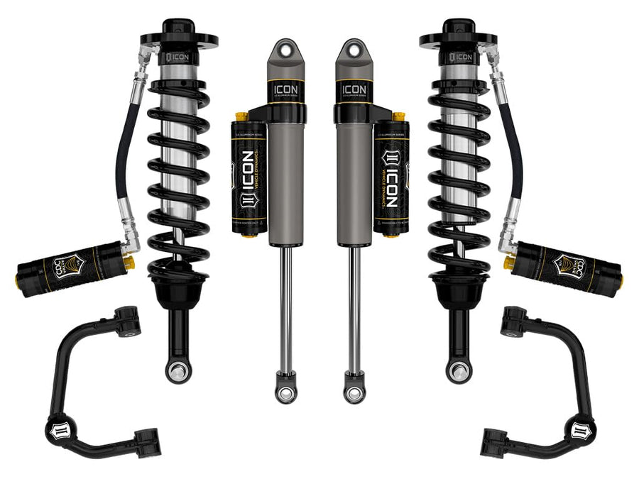 2021-2024 Ford F-150 Tremor ICON, 2.5-3" Lift, Stage 4 Suspension System, Tubular, CDCV