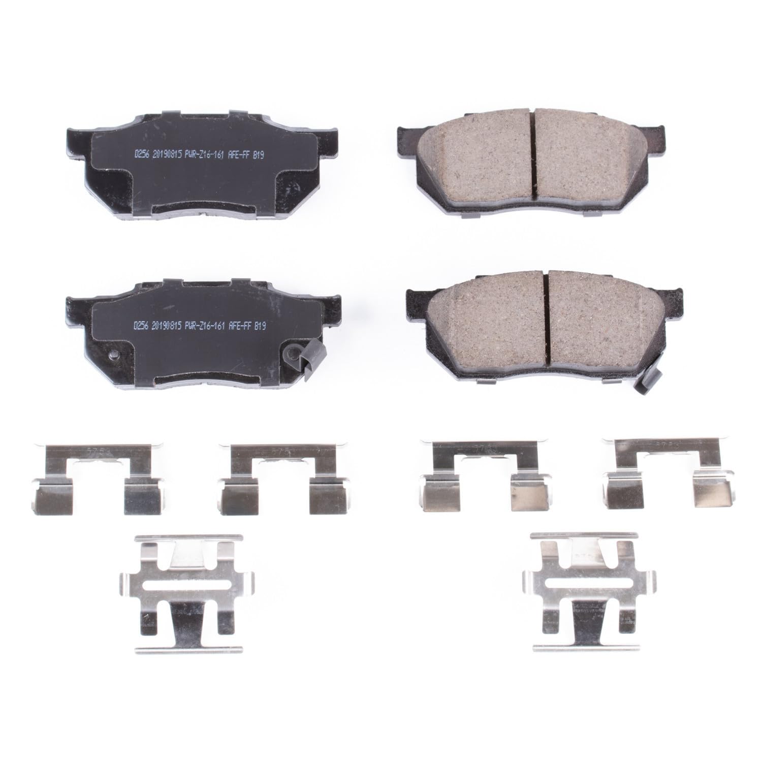 Power Stop Front Brake Kit For Honda Civic 1984-87 |CRX 1988-91 |Prelude 1983-87 |Insight 2003-06 - Ceramic Brake Pads With Installation Hardware, 17-256