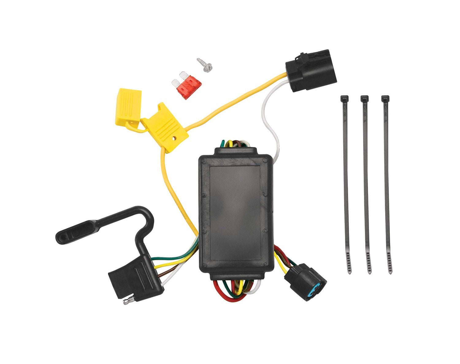 Tow Harness Tekonsha 118258, 4-Way Flat, w/Circuit Protected ModuLite® Module, Compatable with 2007-2012 Hyundai Santa Fe