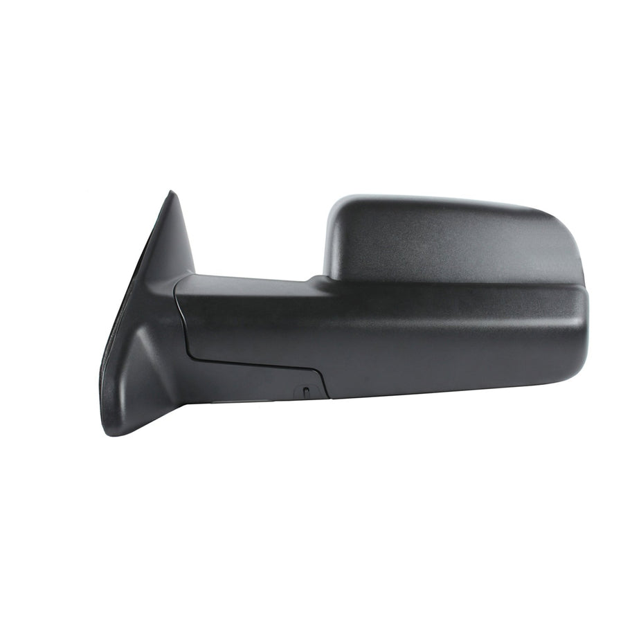 K Source Towing Mirror Driver-Side – For 2013-2022 Ram Pick-Up Full Size, Textured Black, Ambient Temperature sensor (LH), Flip-out-head, Dual Lens, Foldaway
