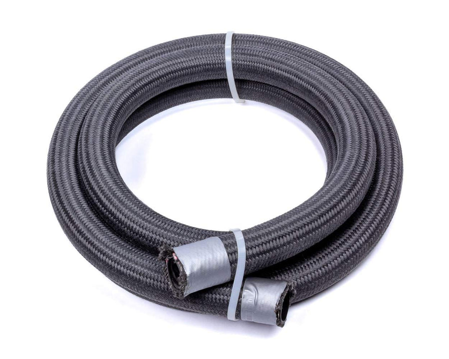 Hose FRAGOLA, 12 an, 10 ft, Braided Fire Retardant Fabric, Wire Reinforced, PTFE, Black, Each