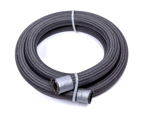 Hose FRAGOLA, 12 an, 10 ft, Braided Fire Retardant Fabric, Wire Reinforced, PTFE, Black, Each