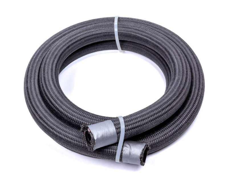 Hose FRAGOLA, 12 an, 10 ft, Braided Fire Retardant Fabric, Wire Reinforced, PTFE, Black, Each